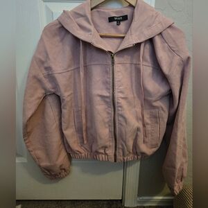 Pink cropped jacket